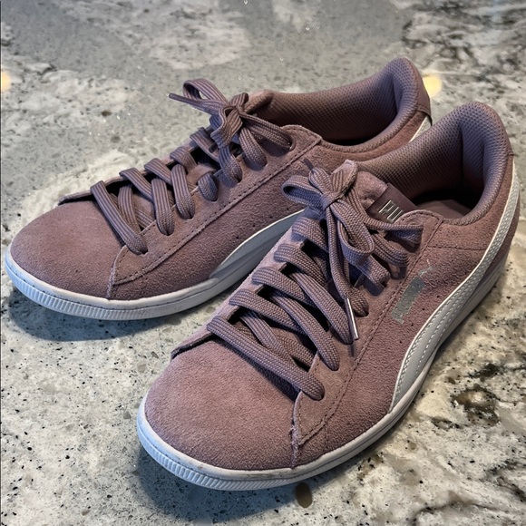 Puma Women's Sneakers - Mauve and White - Picture 9 of 9